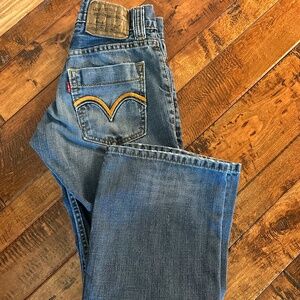 Levi's Blue Bootcut Jeans